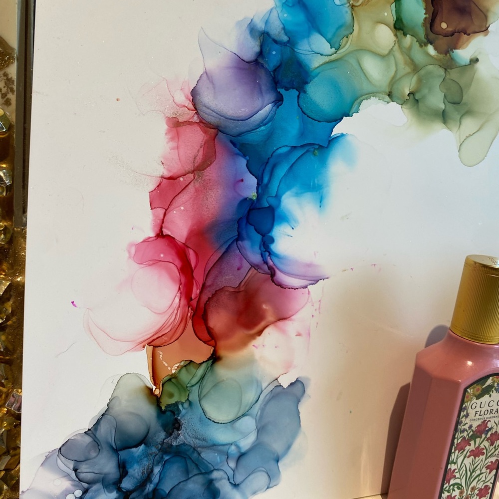 Abstract Art/ Alcohol Ink Original Art- Multicolor